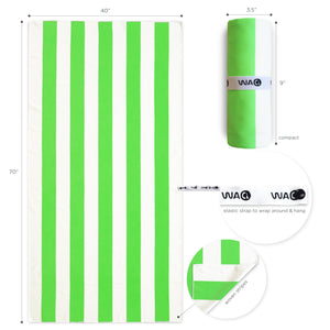 WACi XL — Summer Green Cabana Stripes